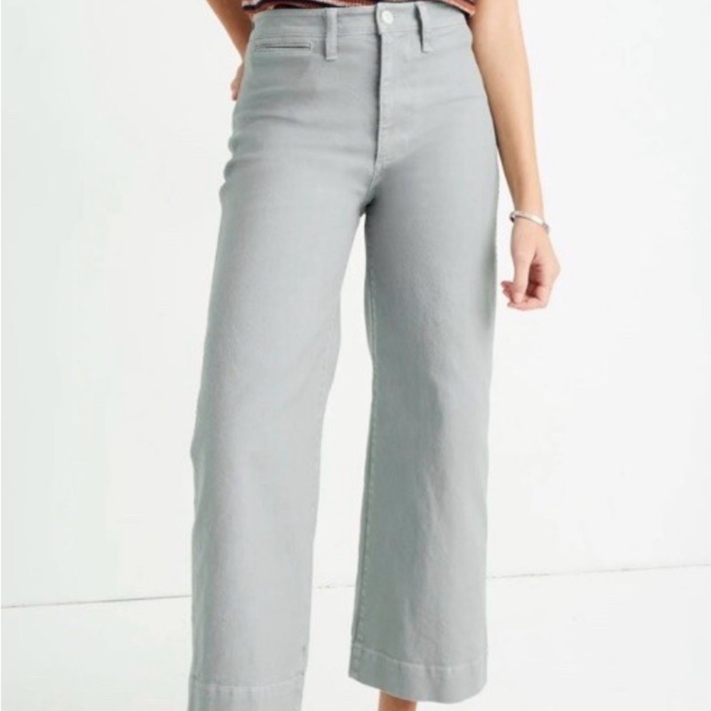 Madewell Light Blue Wide Leg Jeans